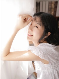 Japanese blossom beautiful girl pure sweet private room nightdress beautiful legs white tender lovely life photo(15)